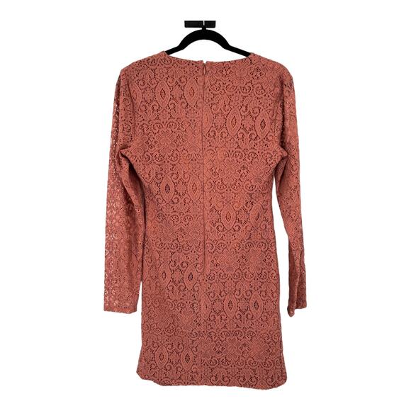 Bardot Dress Isla long sleeve lace side gathered size 10 XL - Picture 7 of 7